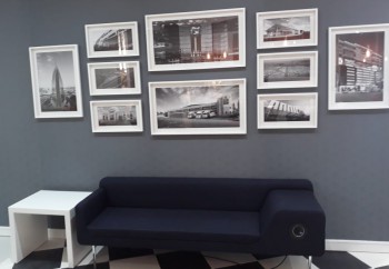 Professional picture hanging service and custom made frame mirror supplier